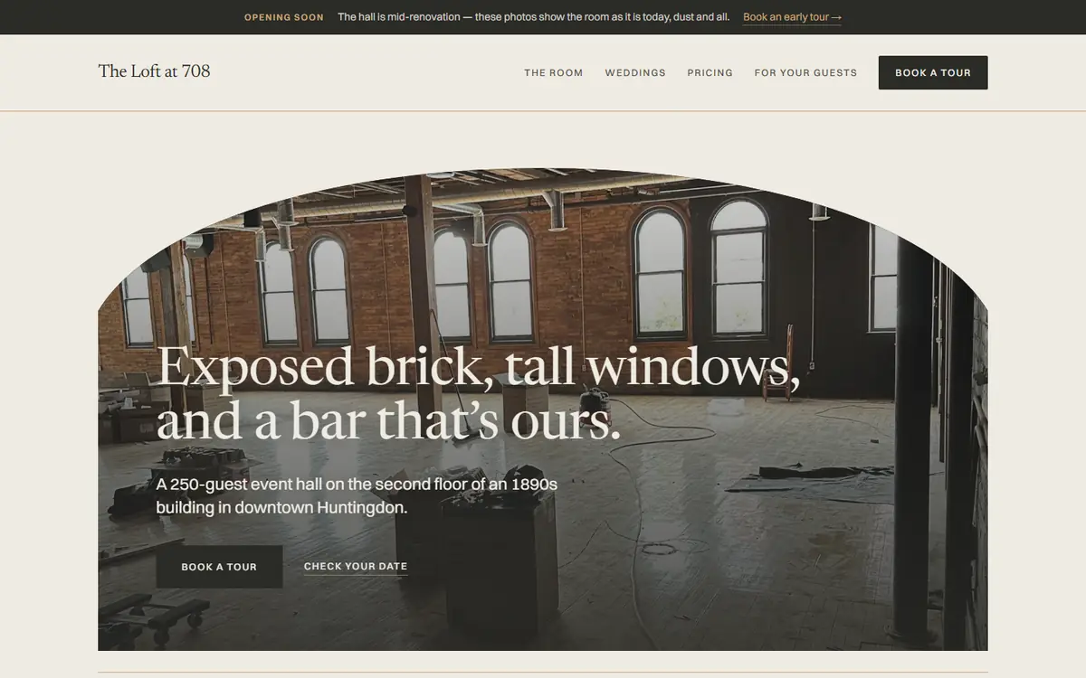 The Loft at 708 website